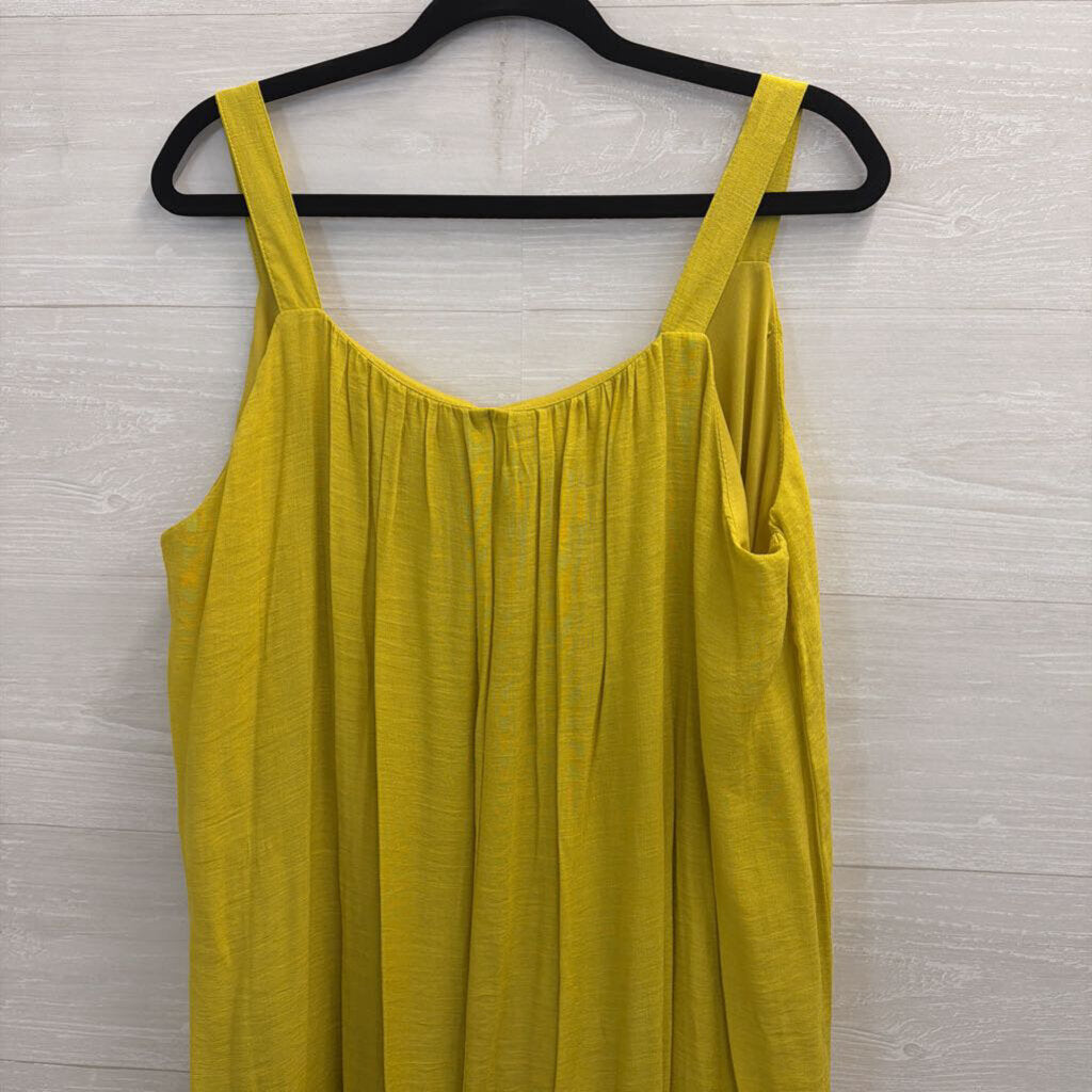Nanette Lepore Yellow Sleeveless Maxi Dress 12