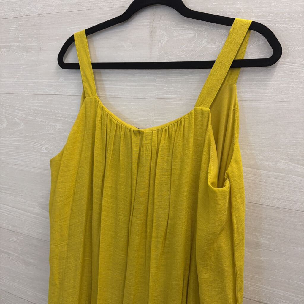 Nanette Lepore Yellow Sleeveless Maxi Dress 12