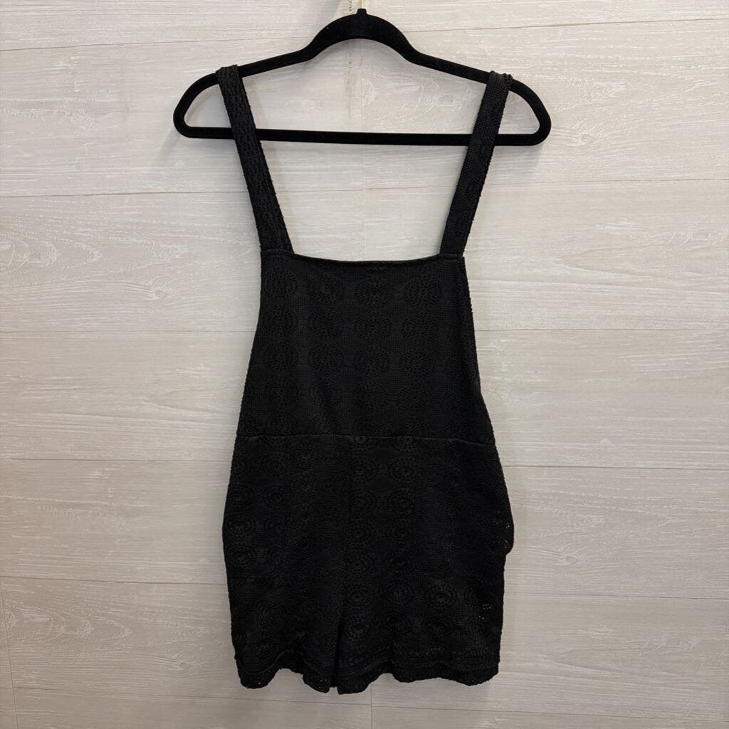 Entro Black Lace Romper Small