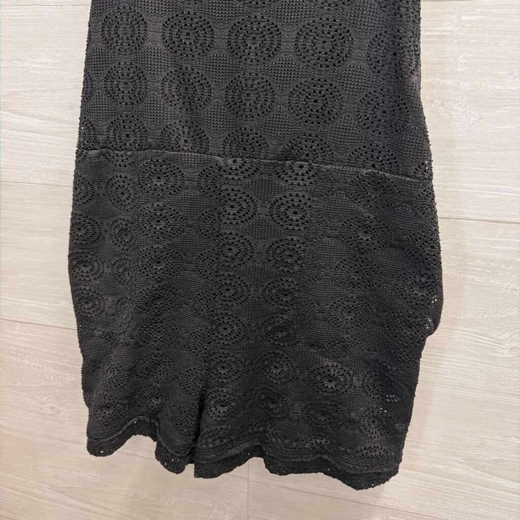 Entro Black Lace Romper Small