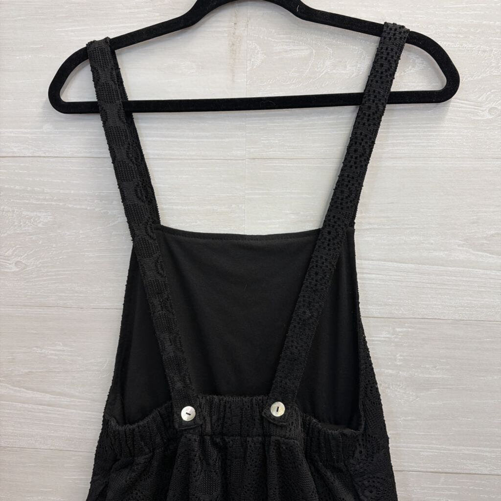 Entro Black Lace Romper Small