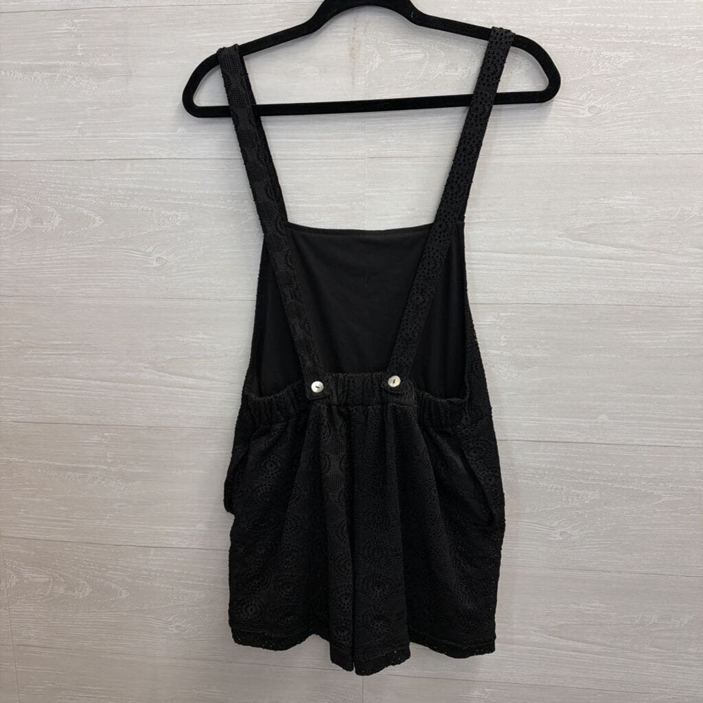 Entro Black Lace Romper Small