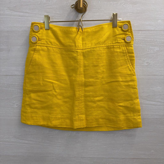 Banana Republic Yellow Mini Skirt 2