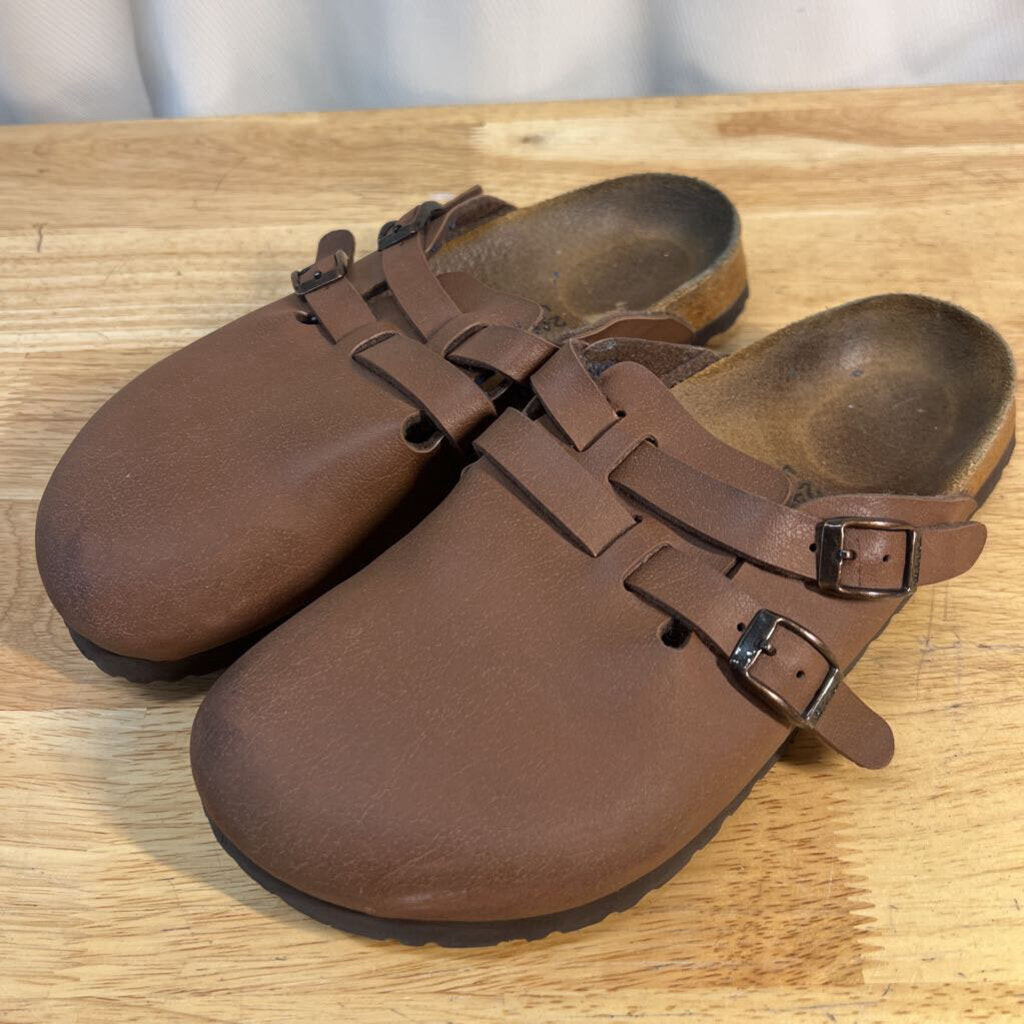 Birki's Brown Leather Clogs 37