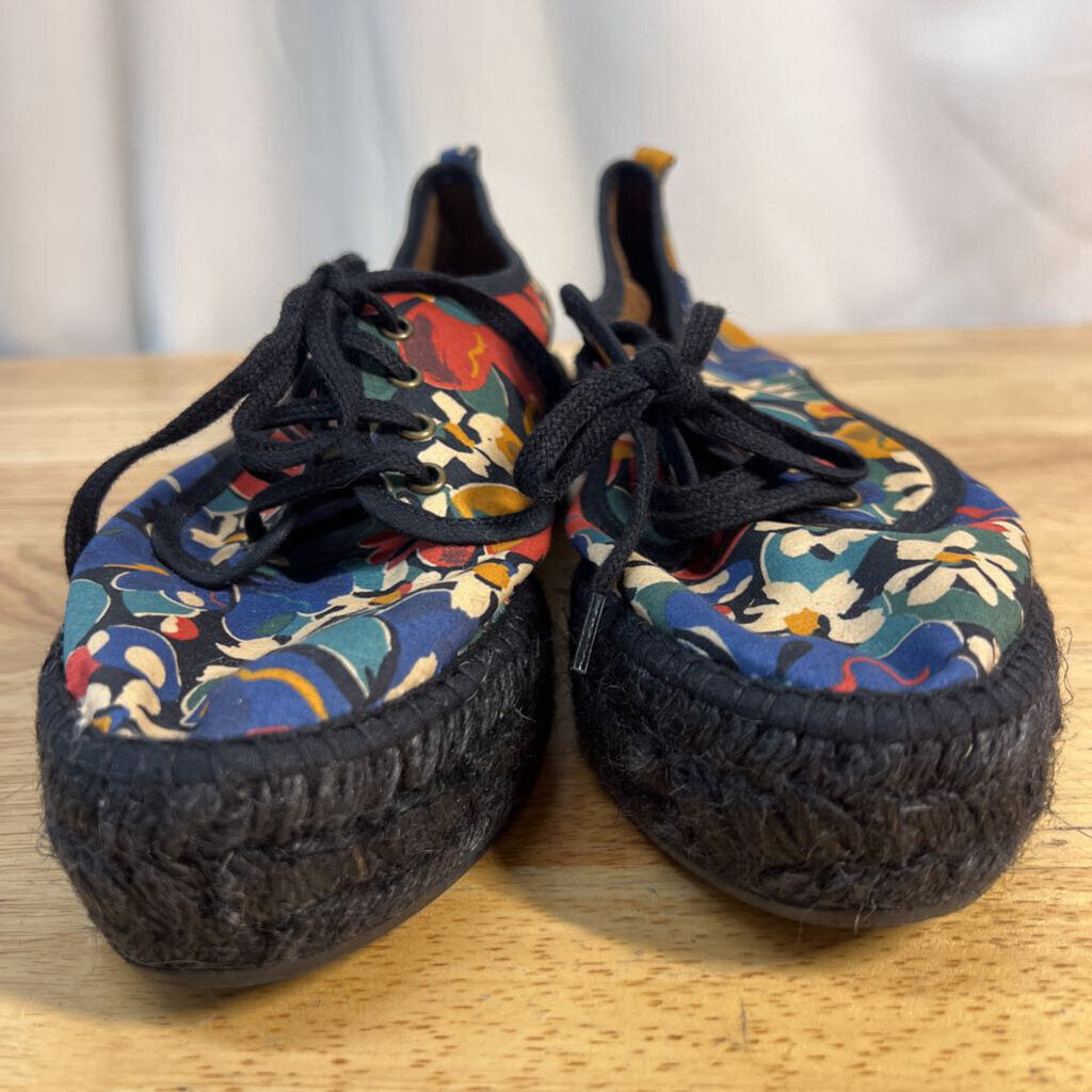Gaimo Floral Black/Multi Espadrilles 38