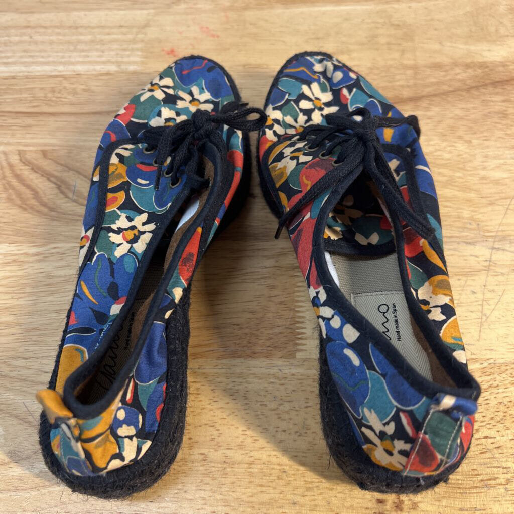 Gaimo Floral Black/Multi Espadrilles 38