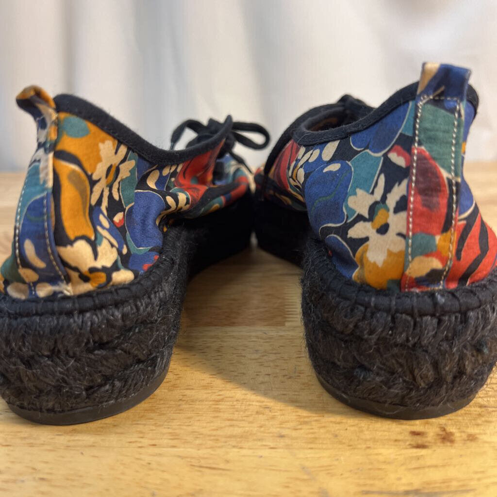 Gaimo Floral Black/Multi Espadrilles 38