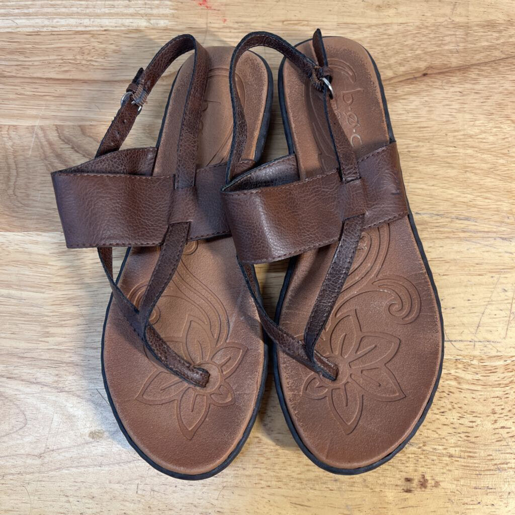 b.o.c. Born Concept "Reagan" Brown Thong Slingback 8.0