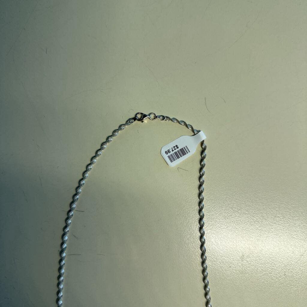 Sterling Silver Rope Necklace