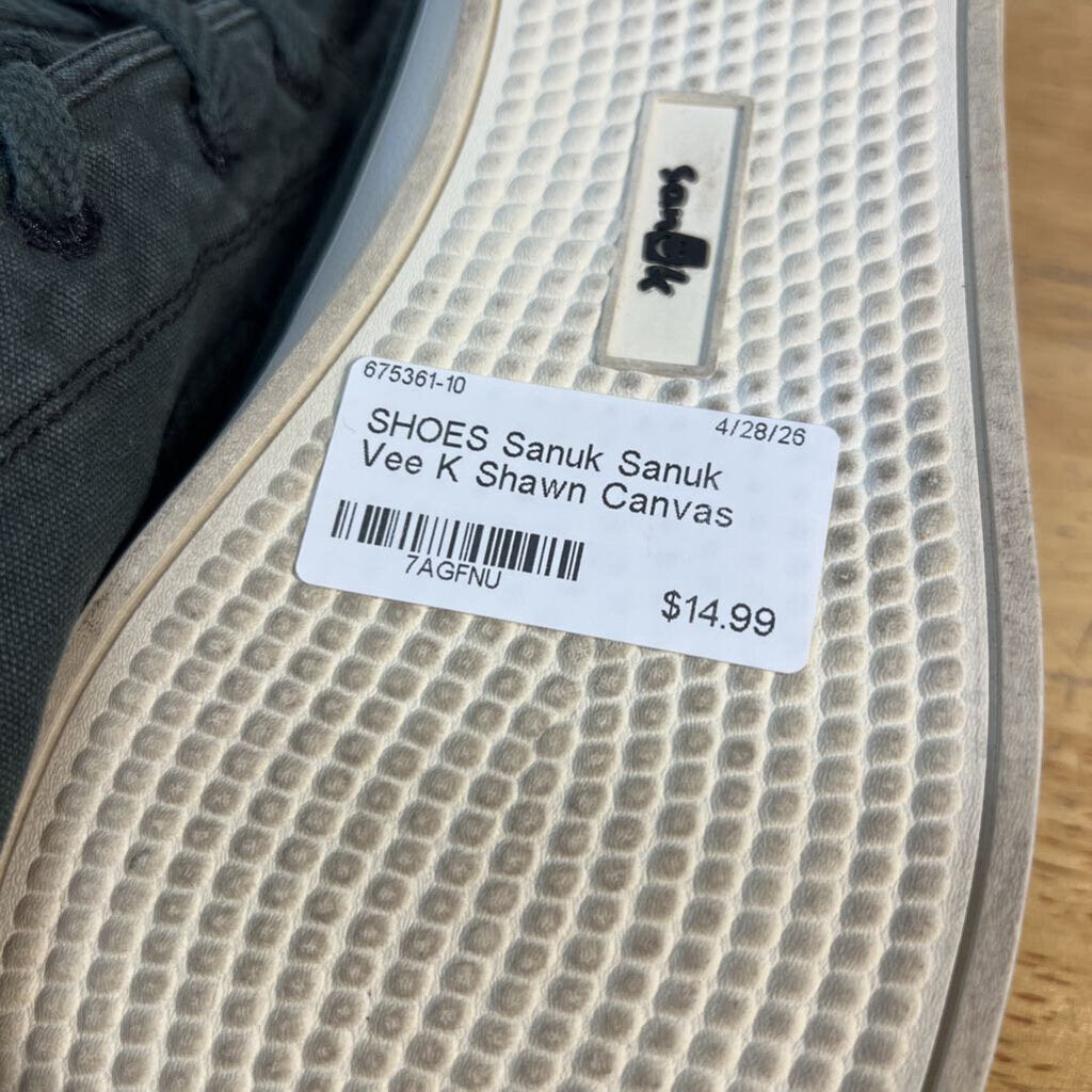 Sanuk Vee K Shawn Canvas Sneaker 11.0