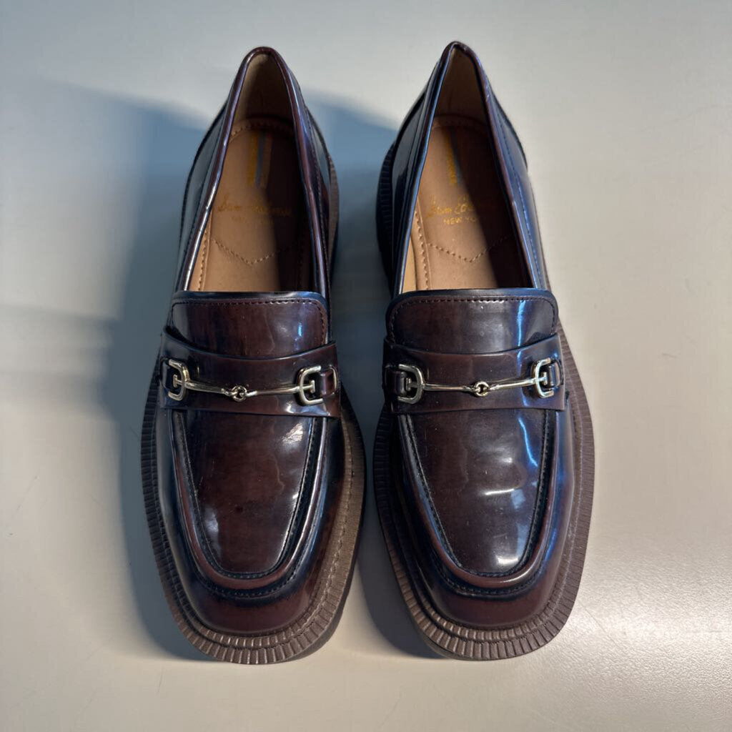 Sam Edelman Laurs Lug Sole Loafer Chestnut Brown 5.0