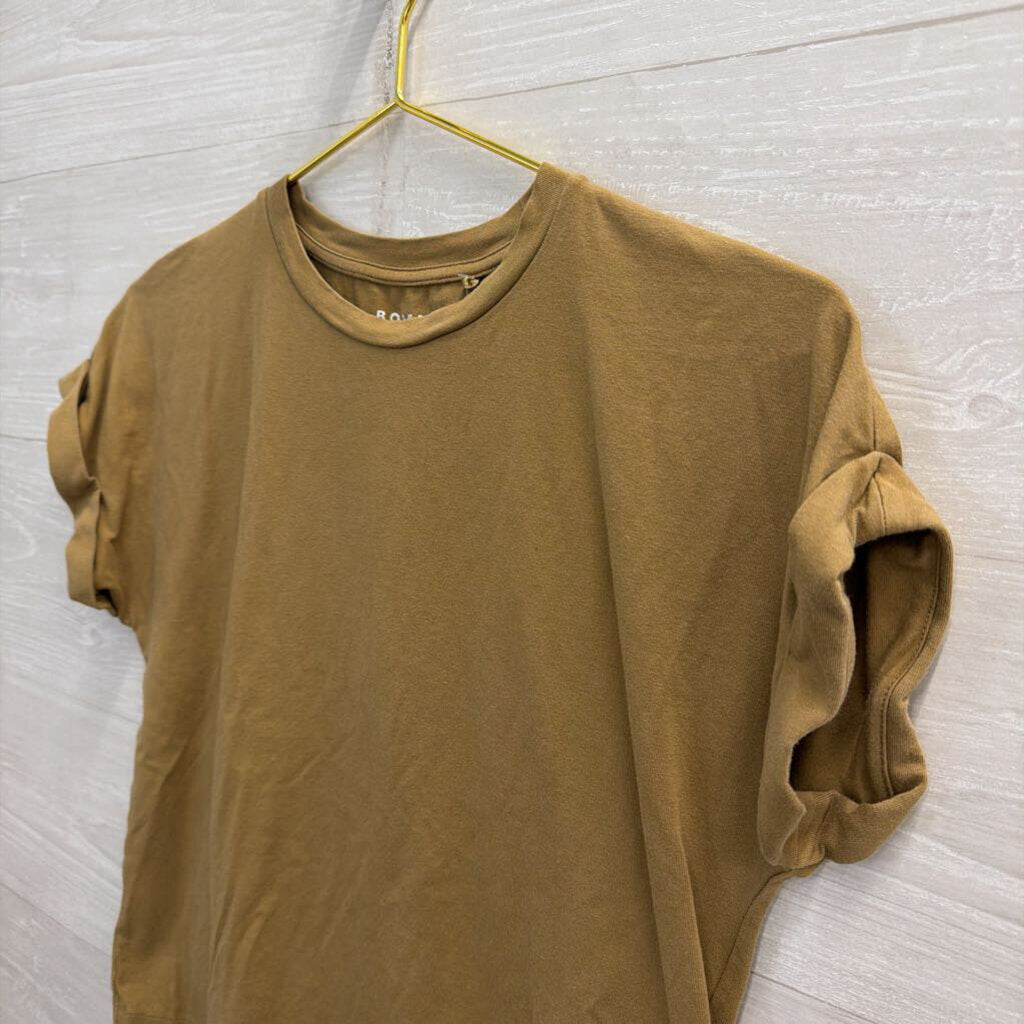 Boden Brown Cropped Short Sleeve Top 6