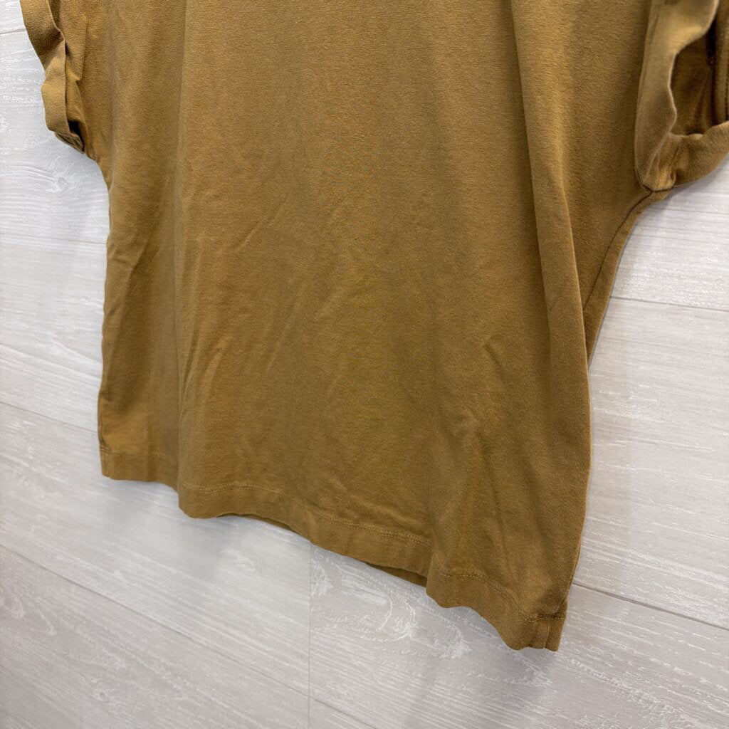 Boden Brown Cropped Short Sleeve Top 6