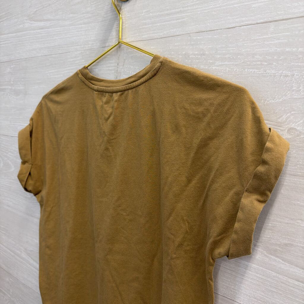 Boden Brown Cropped Short Sleeve Top 6