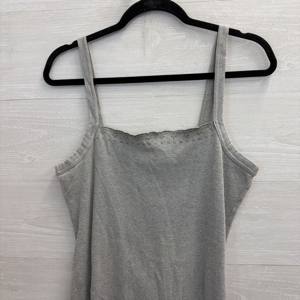 Abercrombie and Fitch Vintage 100% Cotton Grey Dress Vintage Large