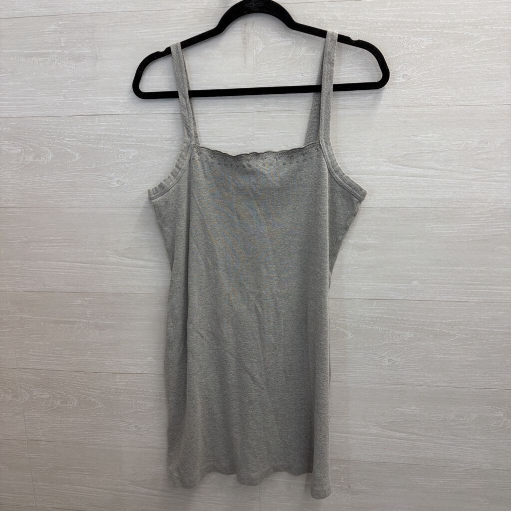 Abercrombie and Fitch Vintage 100% Cotton Grey Dress Vintage Large