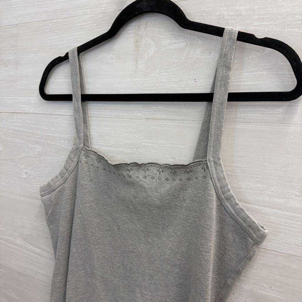 Abercrombie and Fitch Vintage 100% Cotton Grey Dress Vintage Large