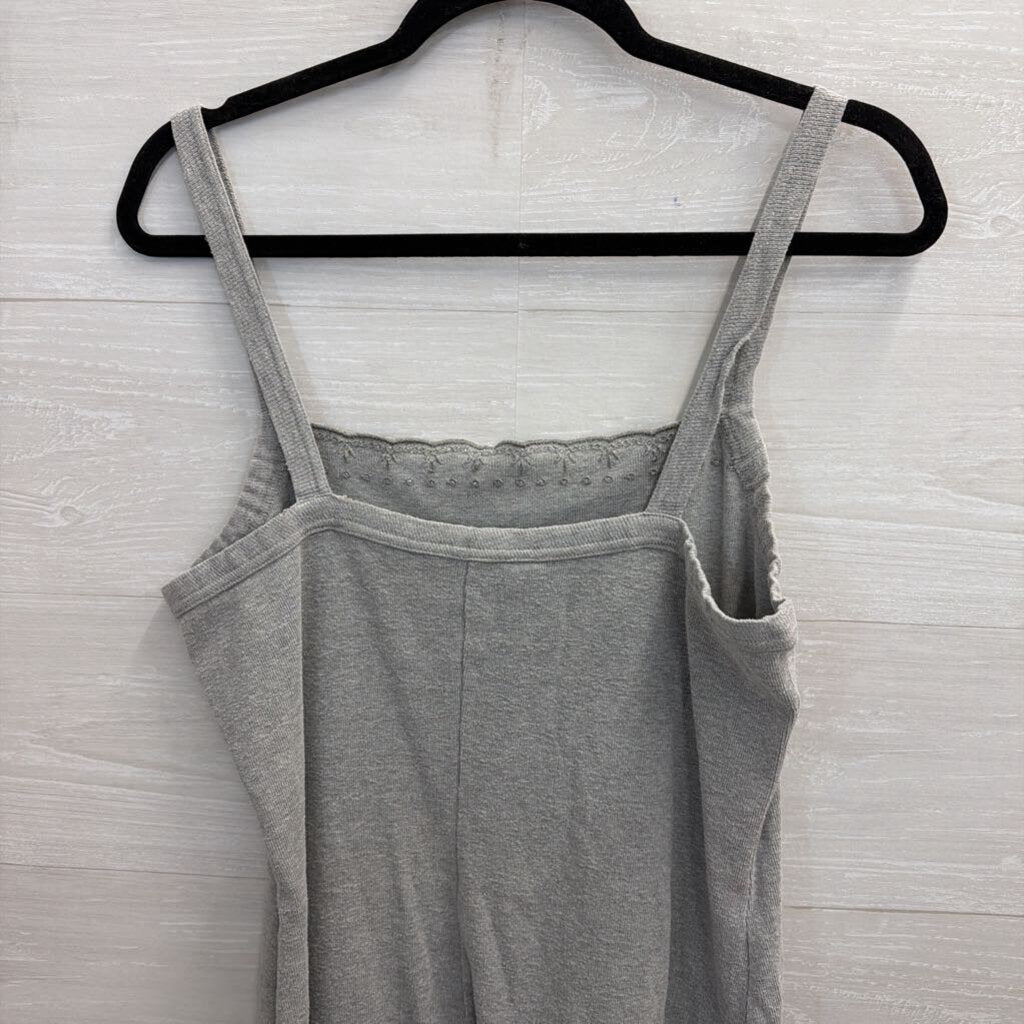 Abercrombie and Fitch Vintage 100% Cotton Grey Dress Vintage Large