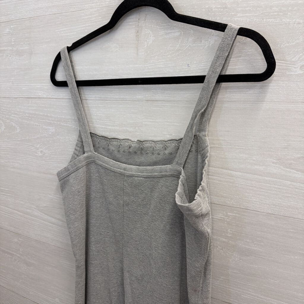 Abercrombie and Fitch Vintage 100% Cotton Grey Dress Vintage Large