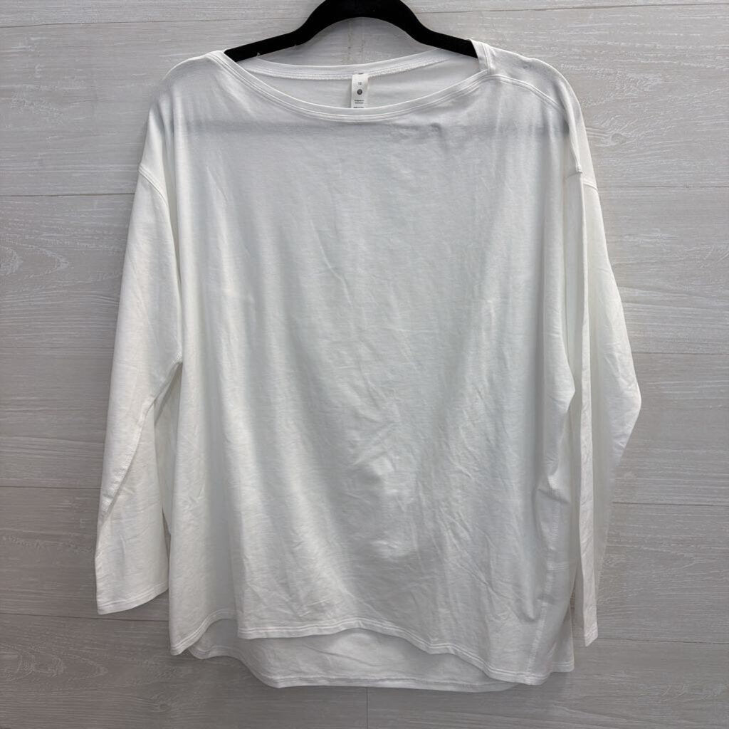 Lululemon White Long Sleeve 10