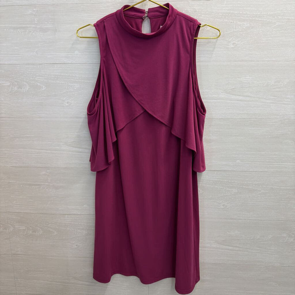 London Times Purple High Neck Dress 4