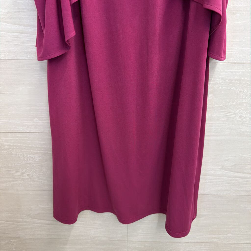 London Times Purple High Neck Dress 4