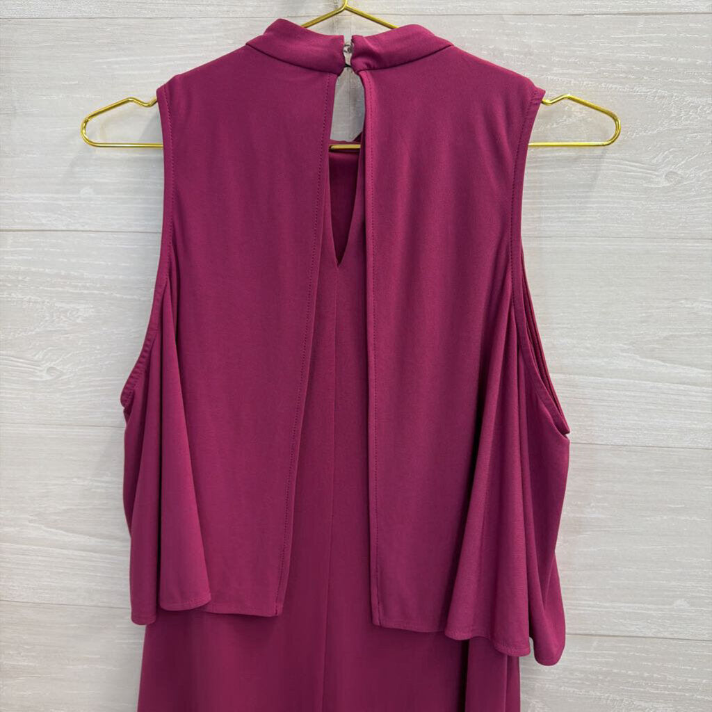 London Times Purple High Neck Dress 4