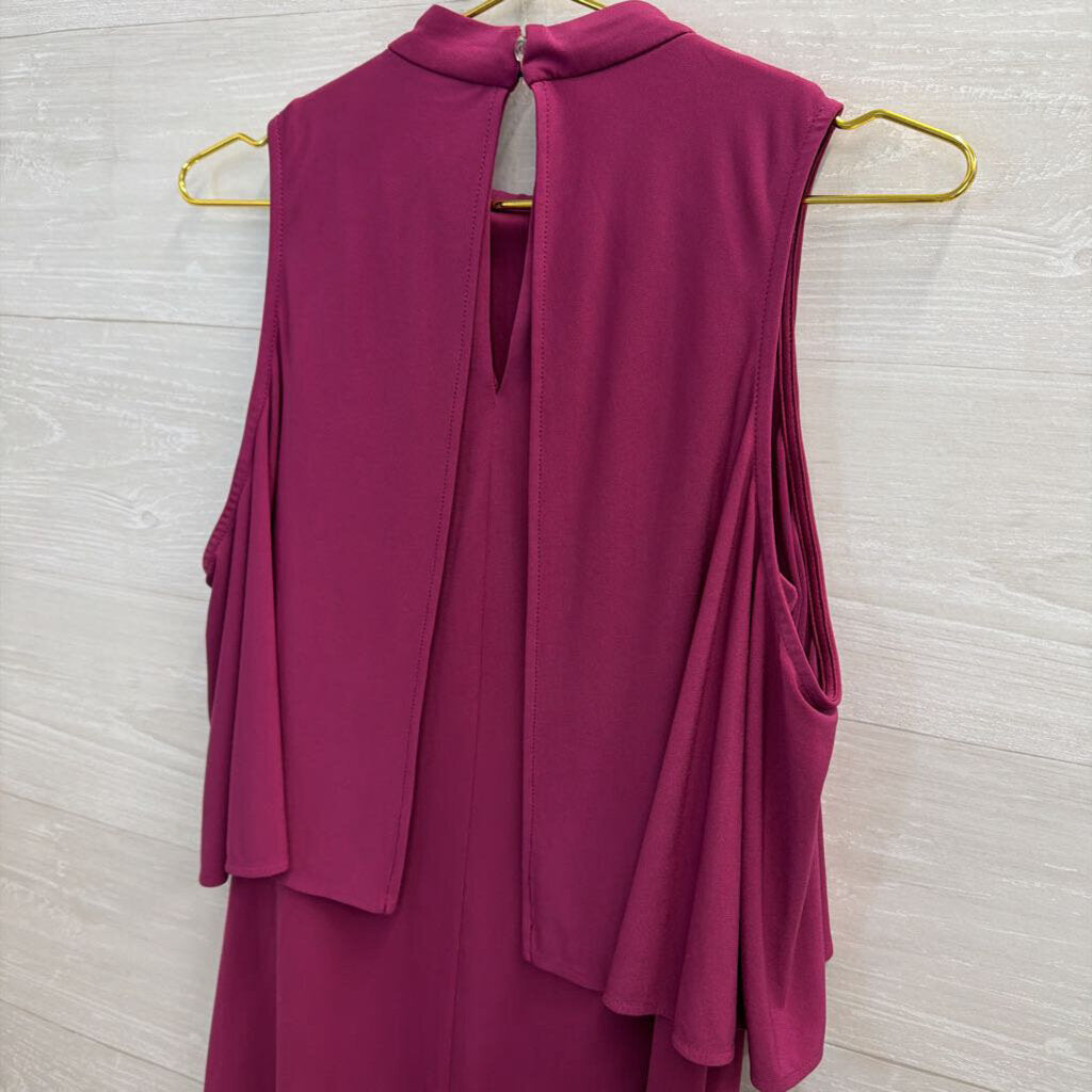 London Times Purple High Neck Dress 4