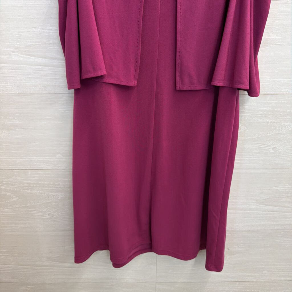 London Times Purple High Neck Dress 4