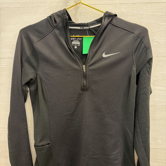 Nike Black Quarter Zip with Hood Small