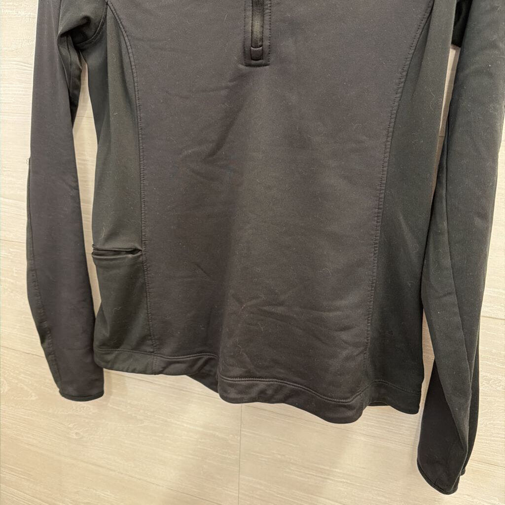 Nike Black Quarter Zip with Hood Small