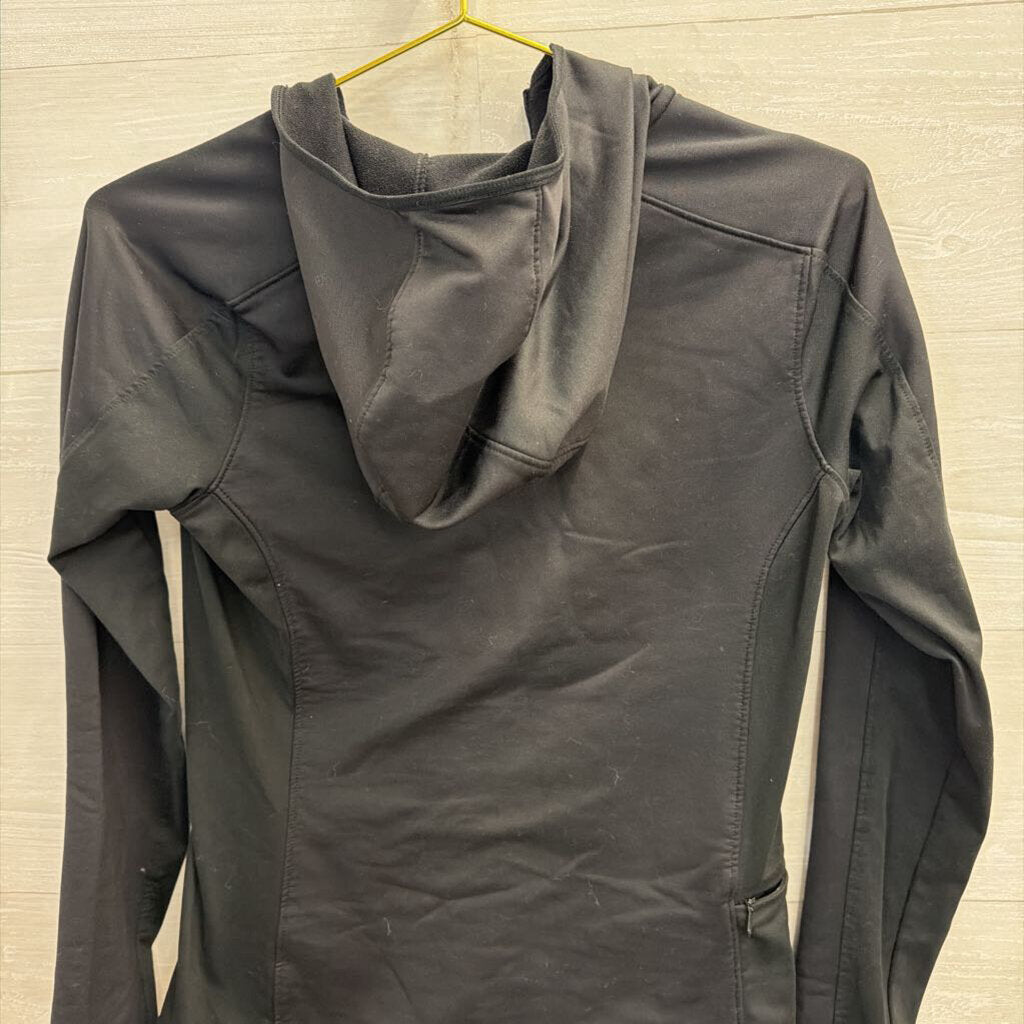 Nike Black Quarter Zip with Hood Small