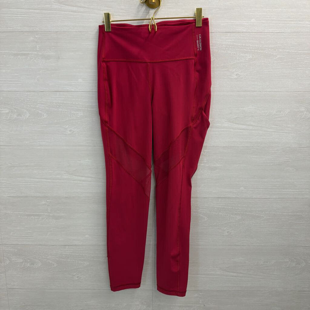 Lululemon Berry Cropped Athletic Leggings