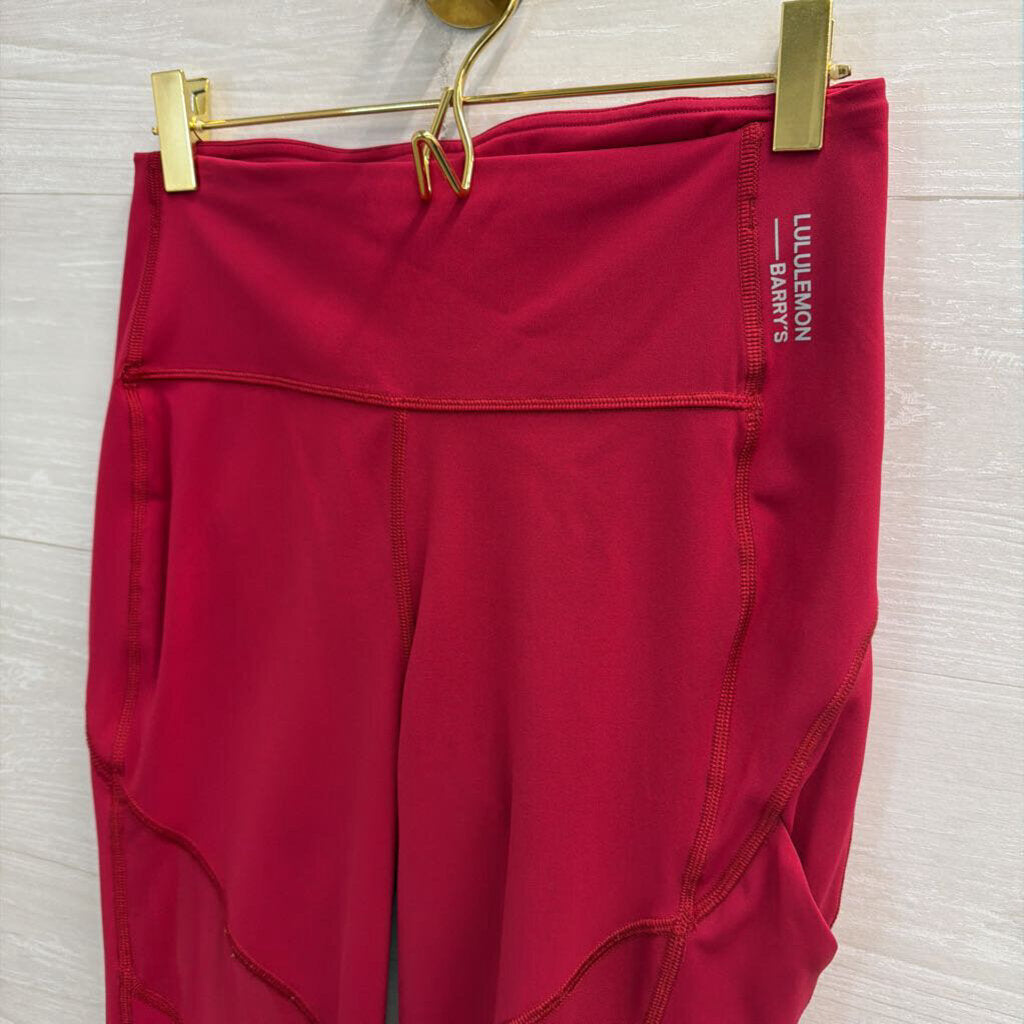 Lululemon Berry Cropped Athletic Leggings