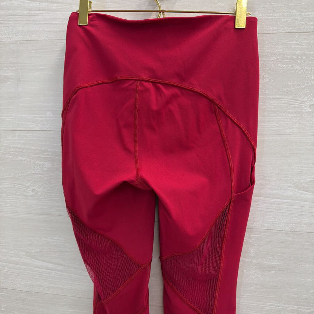 Lululemon Berry Cropped Athletic Leggings