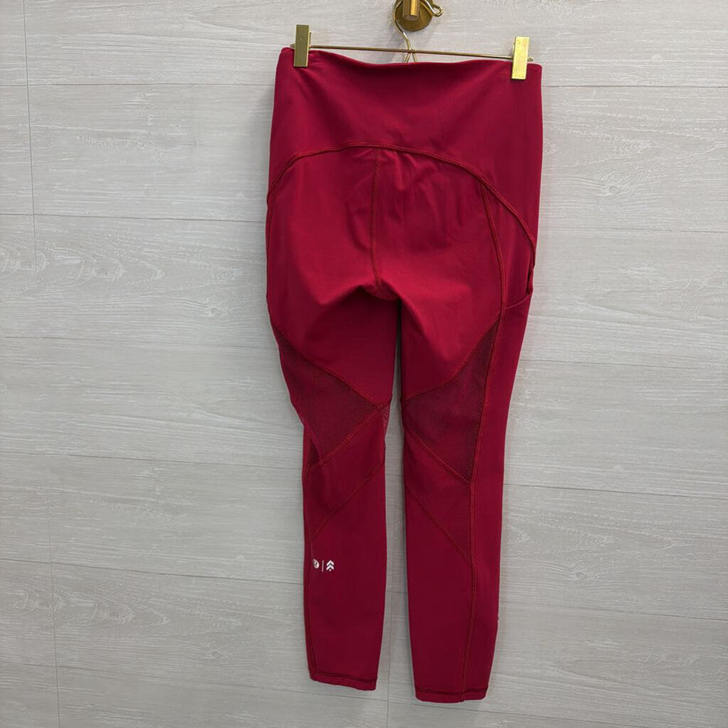 Lululemon Berry Cropped Athletic Leggings