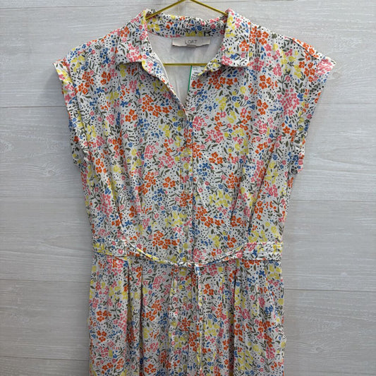 Floral Printed Midi Dress with Buttons 6