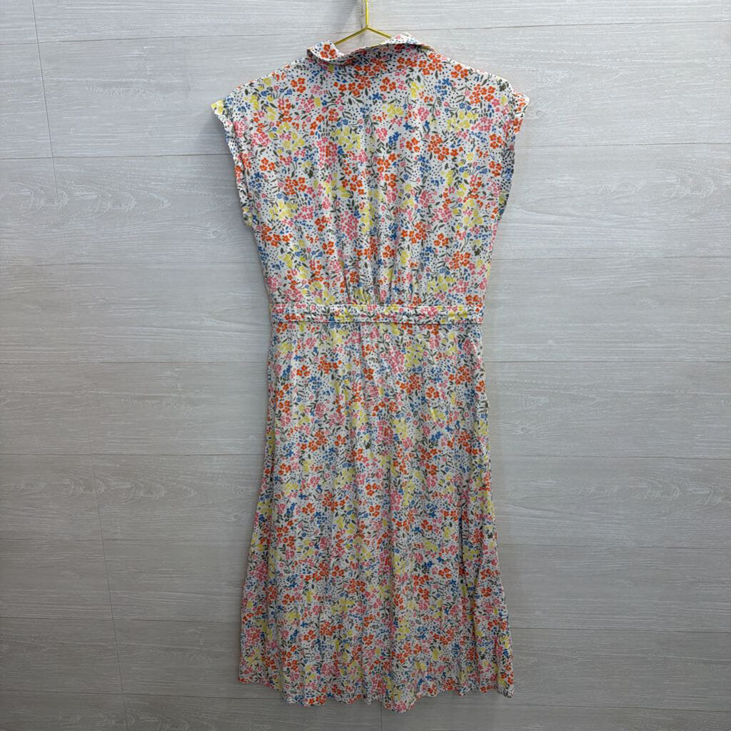 Floral Printed Midi Dress with Buttons 6