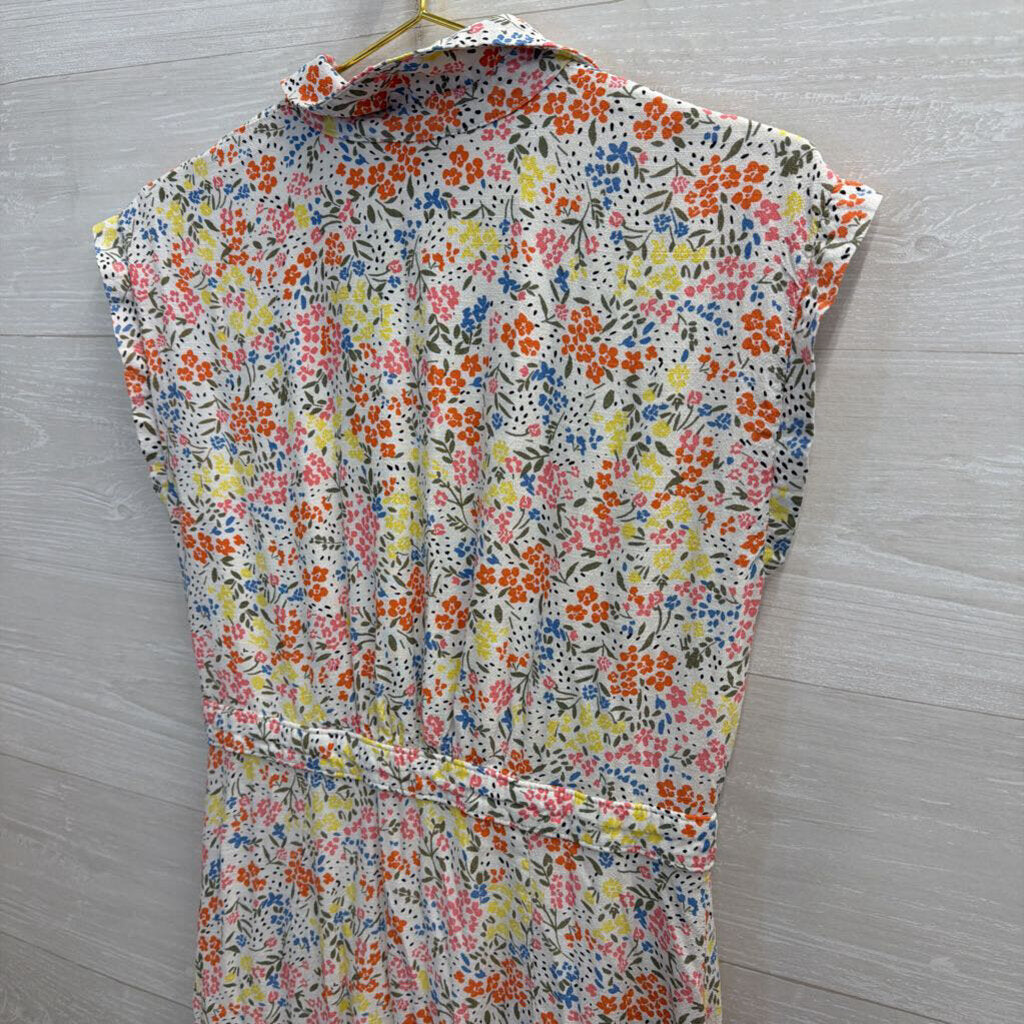 Floral Printed Midi Dress with Buttons 6