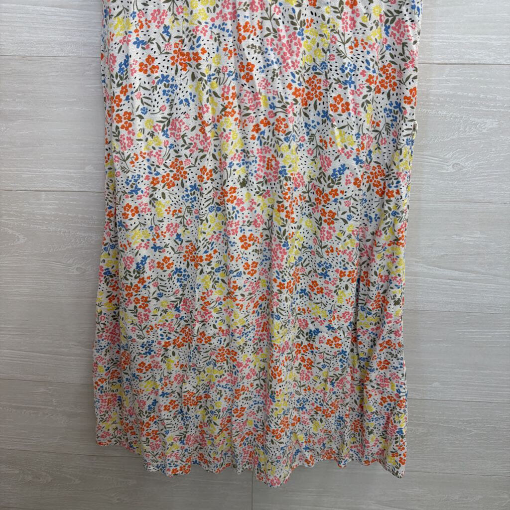 Floral Printed Midi Dress with Buttons 6