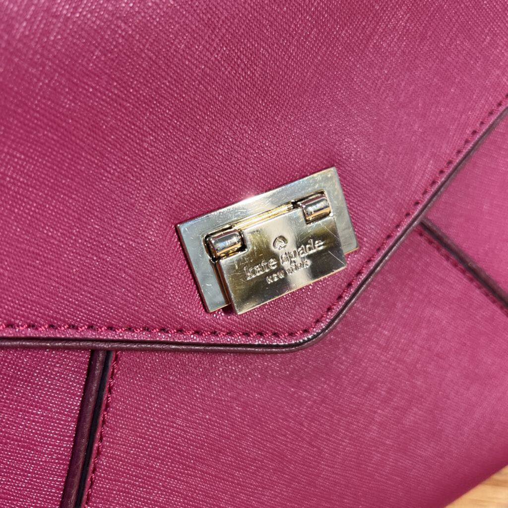 Kate Spade Berry Wesley Place Suede Laurel Purse