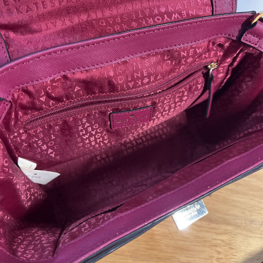Kate Spade Berry Wesley Place Suede Laurel Purse