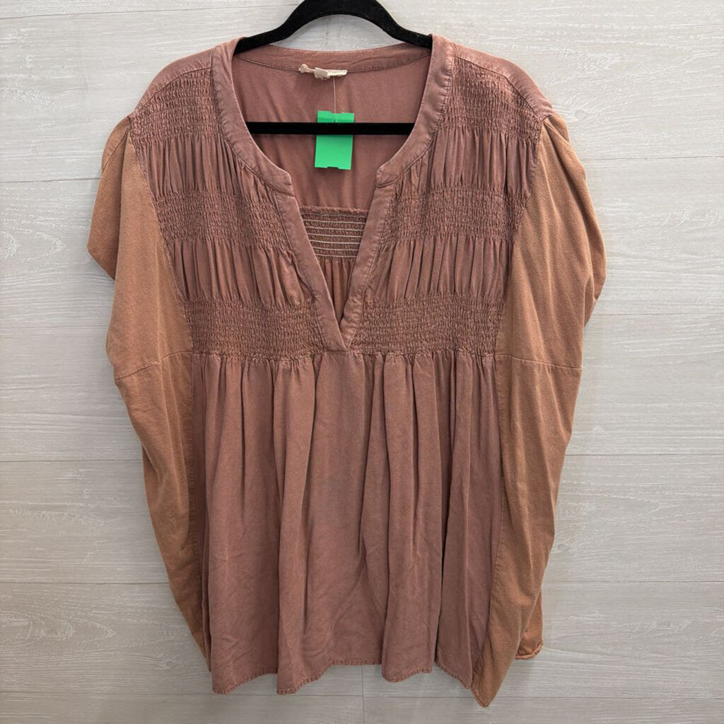 Oli and Hali Mauve Short Sleeve Top Small/ Medium