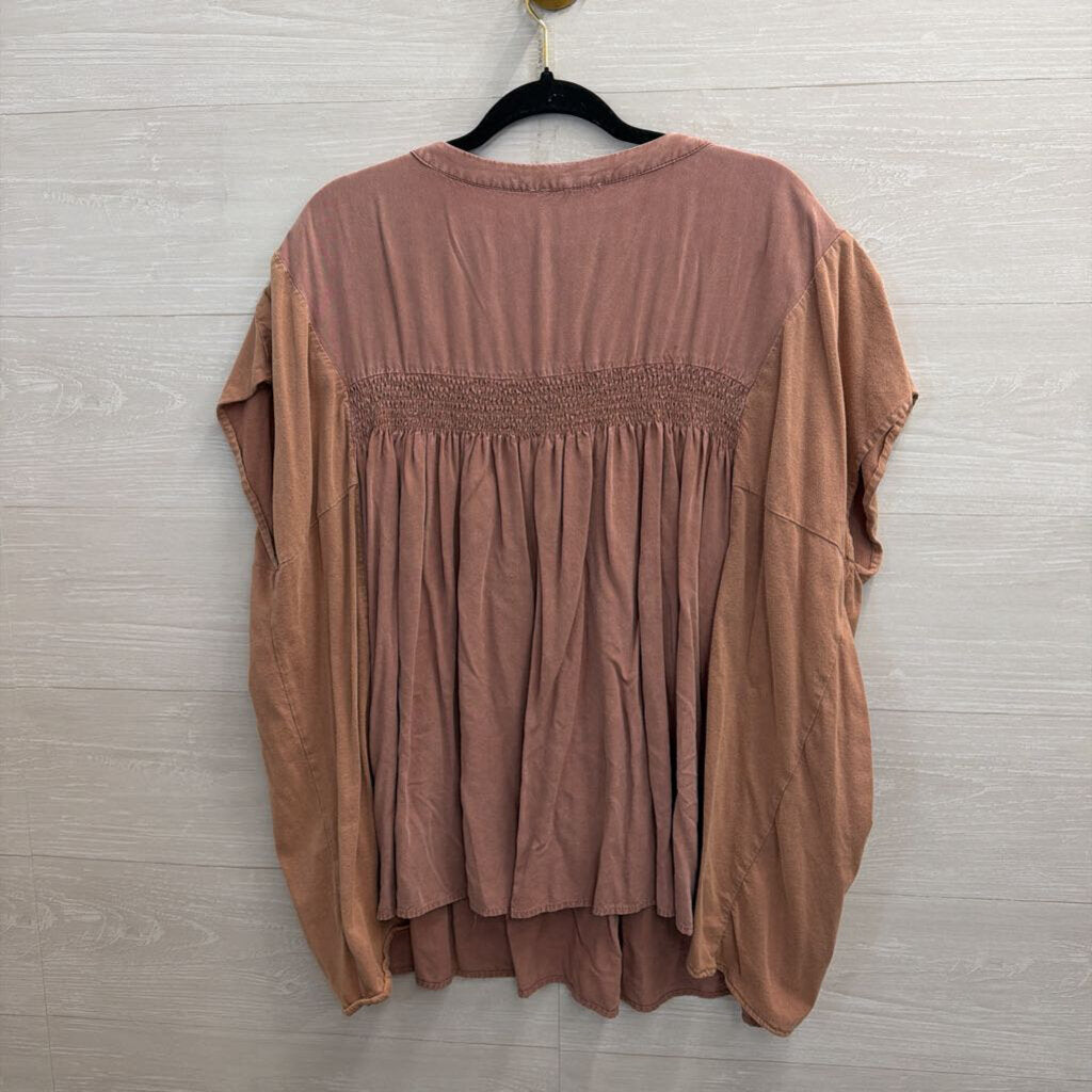 Oli and Hali Mauve Short Sleeve Top Small/ Medium