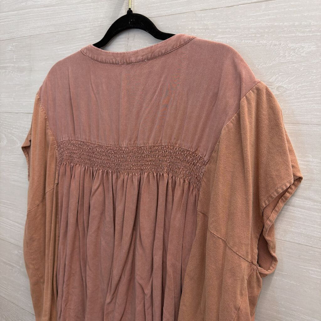 Oli and Hali Mauve Short Sleeve Top Small/ Medium