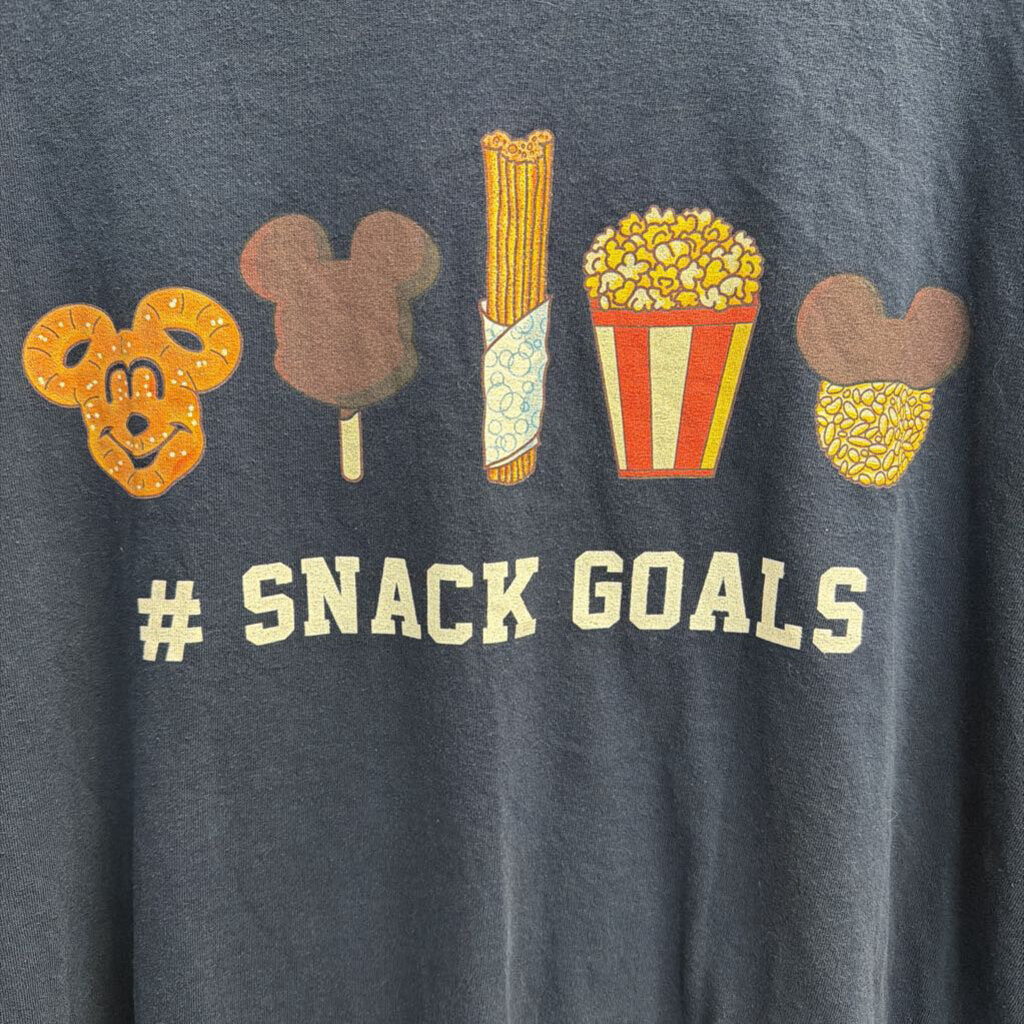 Gildan Blue/ Multi Disney Snacks Short Sleeve Graphic Tee 4XL