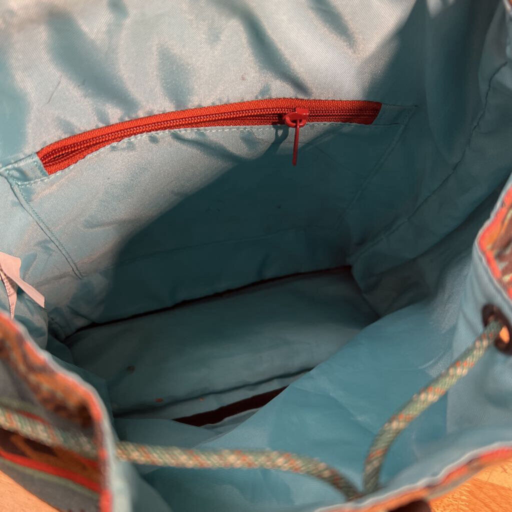 Kavu Blue/ Multi Print Satchel Pack