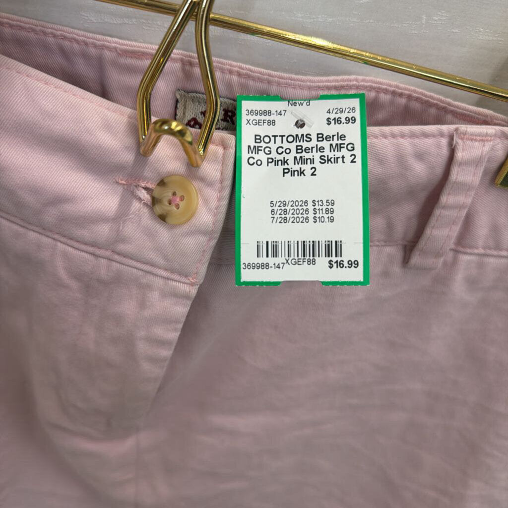 Berle MFG Co Pink Mini Skirt 2