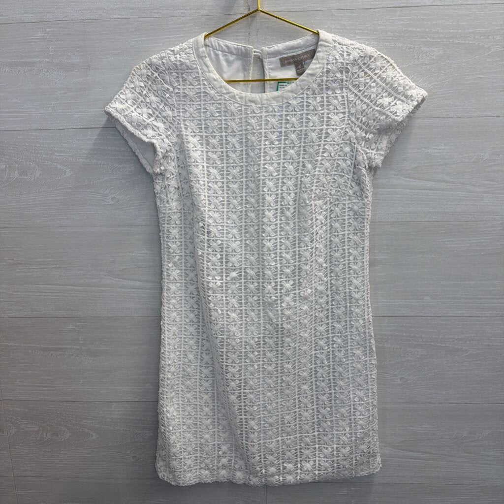 Banana Republic White Daisy Mini Dress 0