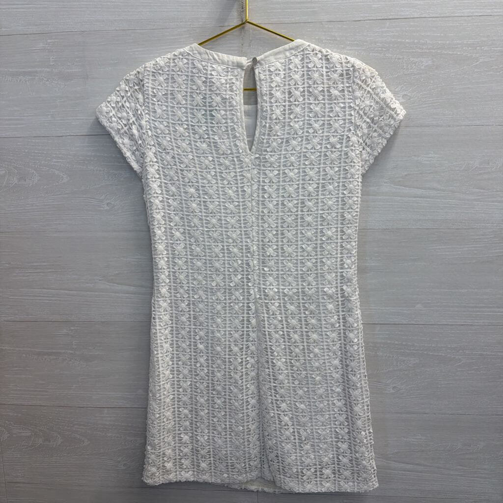 Banana Republic White Daisy Mini Dress 0
